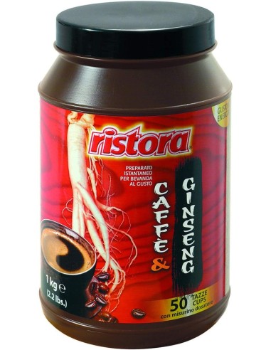 Ristora Ginseng Instantkaffee 1 kg Frühstücksgetränk mit Spender