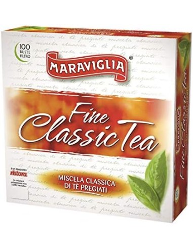 Maraviglia – Feiner klassischer Tee, klassischer Tee, 100 x 150 g Filter