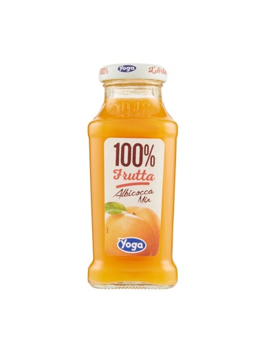 Yoga Albicocca 100% succo di Frutta - 12 Bottigline da 20cl