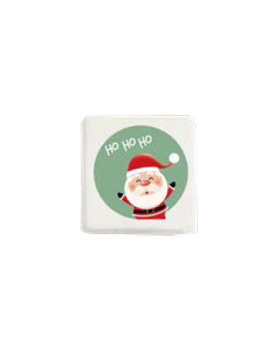 Marshmallow Mini Quadrati con stampa Babbo Natale 20pz