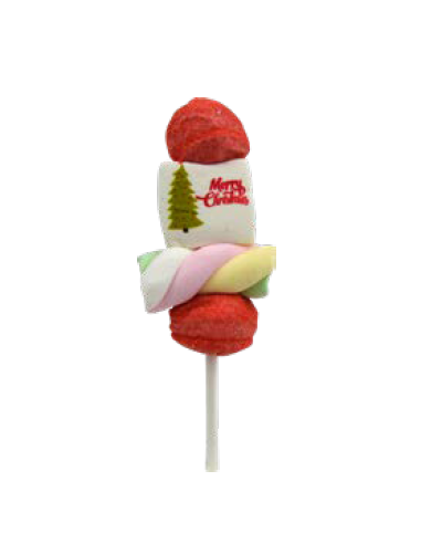 12 Weihnachts-Marshmallow-Spieße...