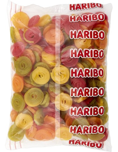Haribo Gummibonbons Fruchtrollen - 2 kg