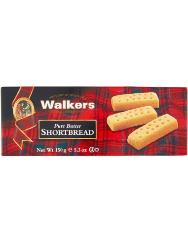Walkers Biscotti Scozzesi Puro Burro - 1 x 150 Gr Shortbread Fingers