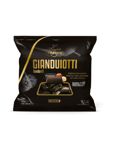 Crispo Gianduiotti al cioccolato fondente 500 gr