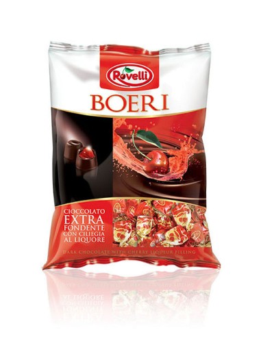 Boero Rovelli - Cioccolato extra fondente con ciliegia al liquore 1 Kg