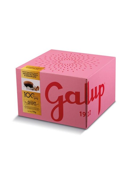 Panettone Galup mit Pfirsich, Amaretto und Schokolade 750g