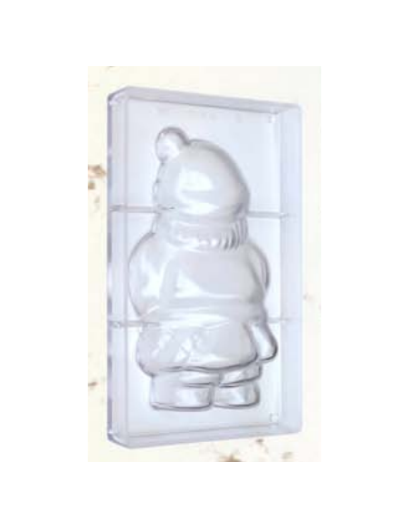 Schokoladenform Weihnachtsmann hinten 220X132 GR. 250