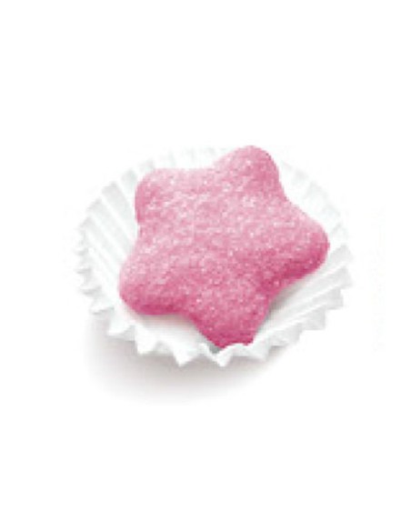 500gr Etoile Sucré Crispo Stelle Della Felicità Rosa con pirottino