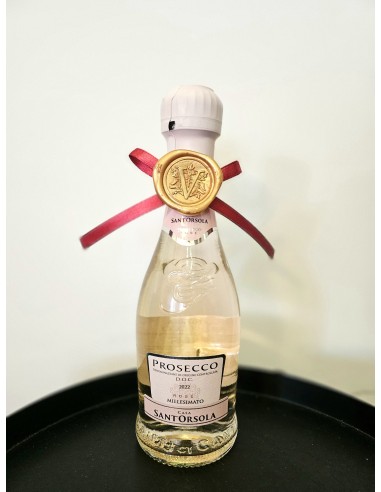 Bottiglia segnaposto personalizzata Prosecco Sant'Orsola 200 ml