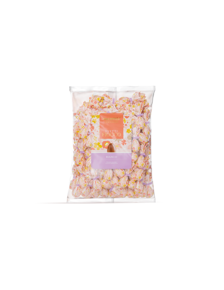 Maxtris Bag Ovetti Fiocco PASQUA Cioccolato Bianco 500 grammi