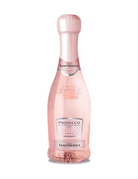 Sant'Orsola rosè 200ml: Prosecco con Etichetta Personalizzata Matrimonio - Promessa - Promessa