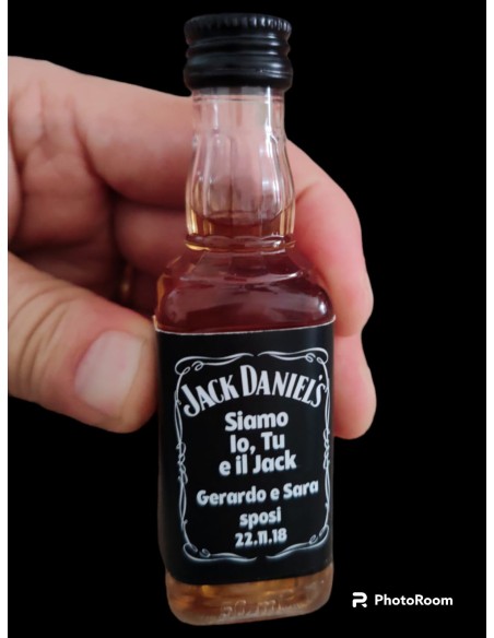 copy of Jack Daniel's Whiskey Mignon Flasche aus PET Cl5 – Platzhalterflasche