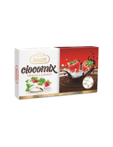 Konfetti Buratti Ciocomix Erdbeere und Sahne 1 kg