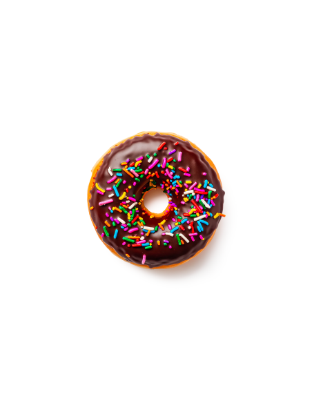 Maxtris Donuts al gusto Cacao con glassa Colorata - confezione da 6 pezzi