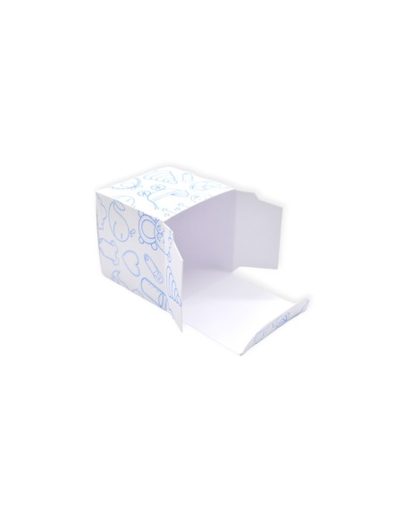 Konfettibox zur Geburt und Taufe eines Kindes 5x5x5 cm