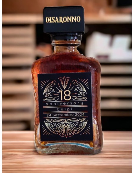 Amaretto Disaronno Personalisiert Mignon Cl 5 18 Jahre - Geburtstag