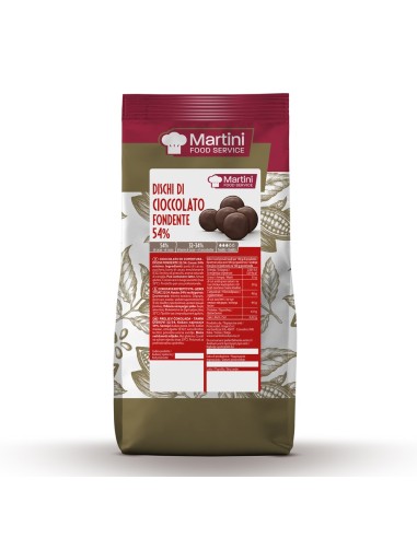 Dischi di cioccolato Fondente 54%  1...