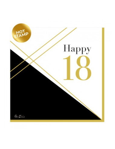 Prestige Servietten zum 18....