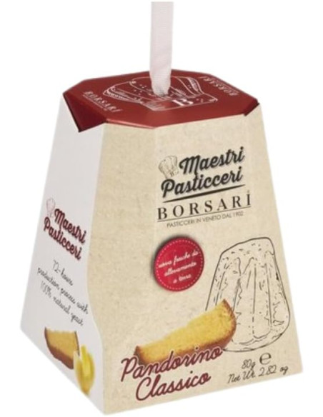 Borsari mini pandoro classico gr 80 - idea regalo