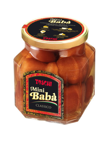 Mini Babà, eingeweicht in Toschi Rhum...