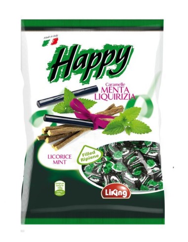 Caramelle gusto menta e liquirizia -...