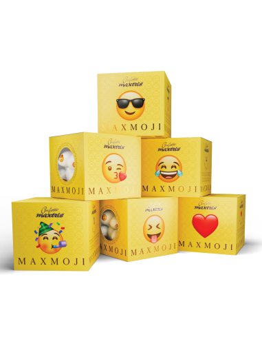 Maxtris Konfetti mit Emoji-Aufdruck -...