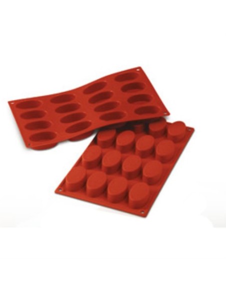 Form für kleine Kuchen / Ovale 55x33xh20 mm