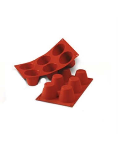 Große Silikon-Muffinform 75 mm x H 60 mm