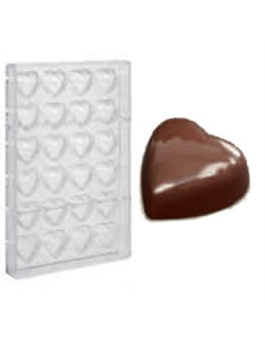 Stampo cioccolato cuore 9gr 32x32xh15 mm