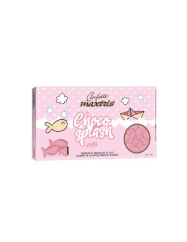 Konfetti Choco Splash (Fisch) Pink 500gr