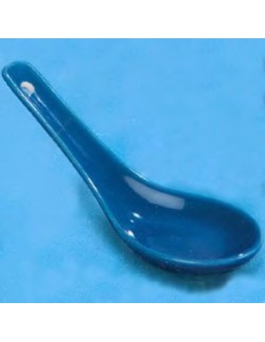 Blauer Löffel 14 cm