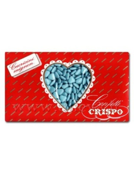 Confetti cuoricini azzurri 1Kg
