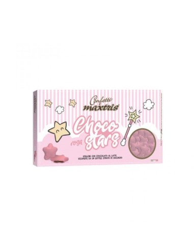 Confetti Choco Stars (Stelle) Rosa 500gr