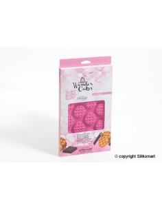 Mini Waffel Silikonform - rund