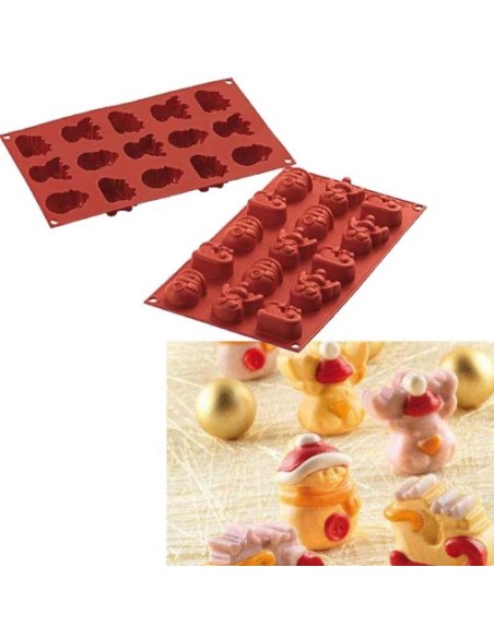 Stampi in silicone natalizi
