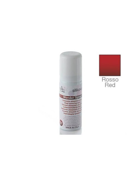Rote Sprühperlenfarbe
