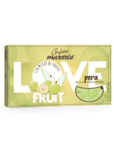 Confetti Maxtris Love Fruits Pera 1 kg