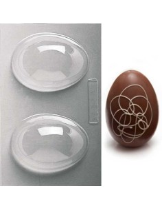 UOVO DIAMANTE Stampo termoformato per uova di Pasqua al cioccolato 20U3D07