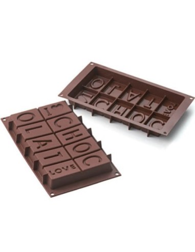 Stampo in silicone I love Chocolat