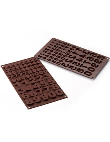 Schokoladenform Zahlen