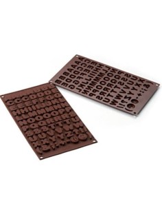 Stampo cioccolato Lettere