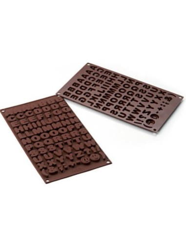 Schokoladenform Buchstaben