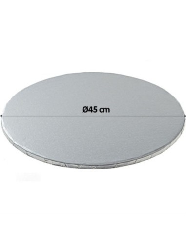 45CM silberner runder Tortenständer
