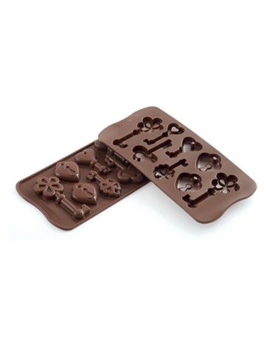 Silikonform für Schlüssel (Schokoladenschlüssel)