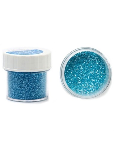 Zucchero glitterato blu 9 grammi