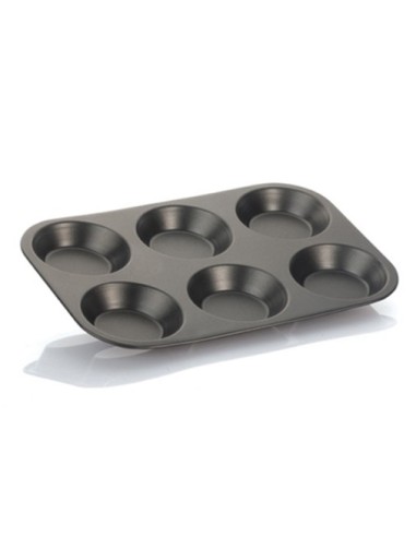 Tablett für 6 niedrige Muffins (Plateau) 8,5xh2 cm