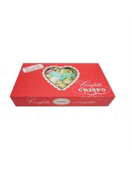 Crispo Confetti al Cioccolato Fondenti Colorati 1Kg