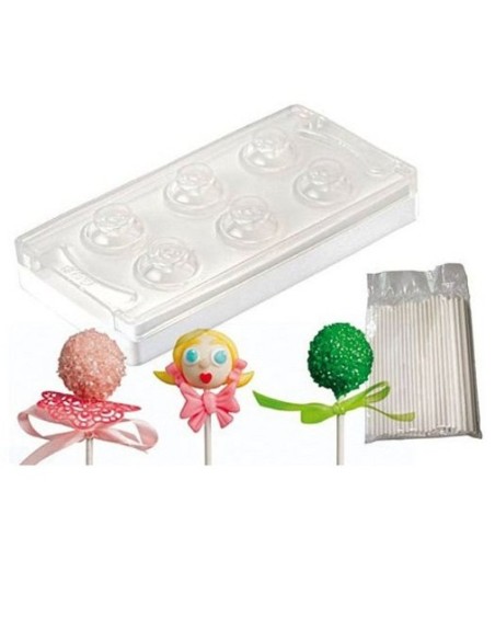 Kit Stampo cake pops +30 bastoncini