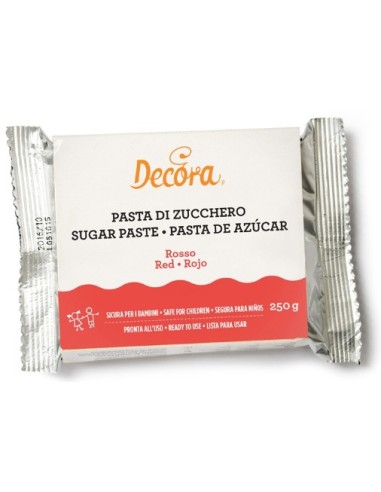 Pasta di zucchero Rossa 250 grammi