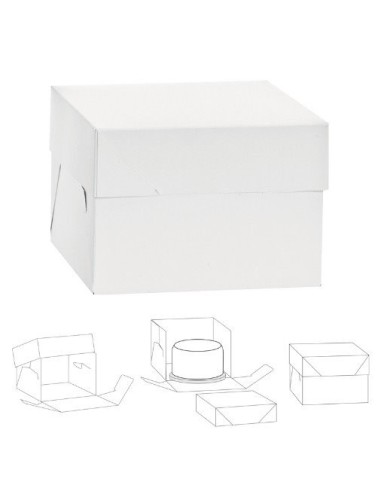Schachtel für Süßigkeiten 46,5 x 46,5 x H25 cm